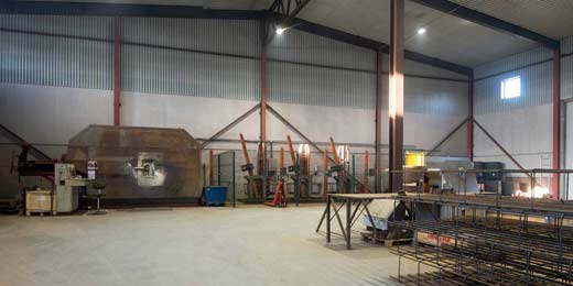 Hjälmshögens Svets och Rep AB - Vår produktionshall